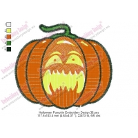 Halloween Pumpkin Embroidery Design 36